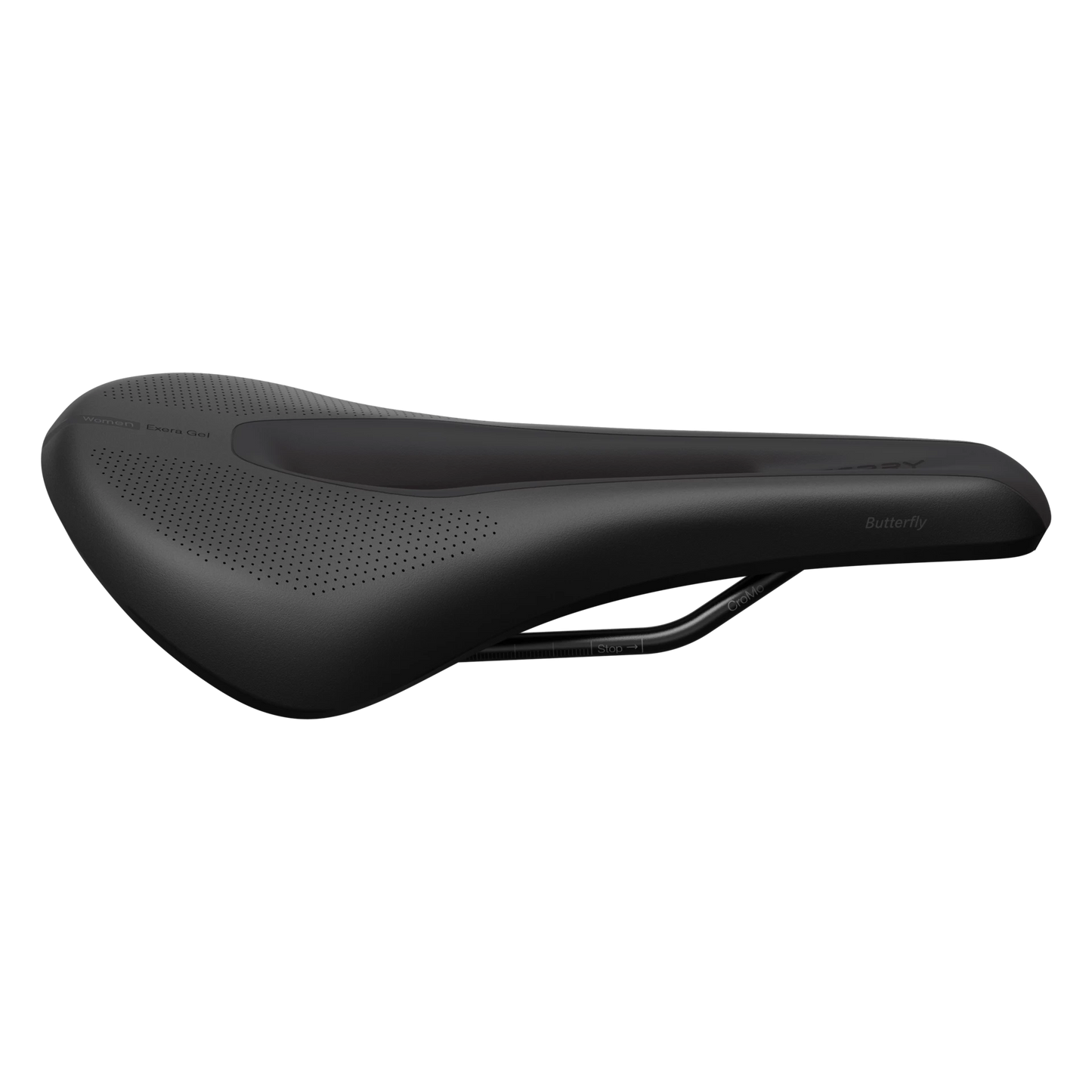 SADDLE TERRY BUTTERFLY EXERA GEL WOMENS - BLACK (TER004)