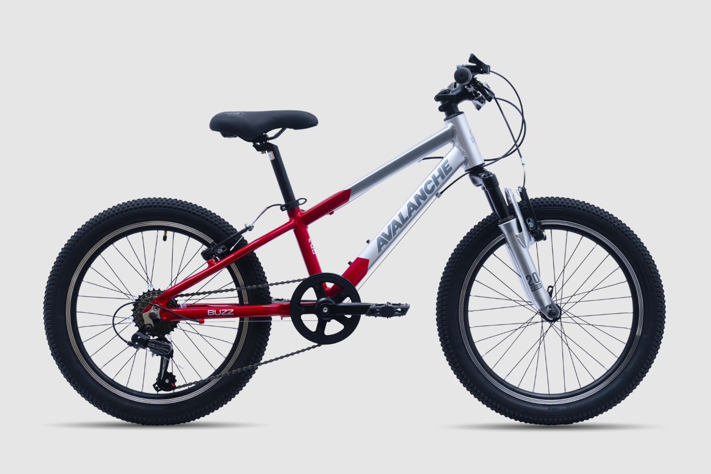 BIKE AVALANCHE BUZZ 20'' BOYS - SILVER/RED (BUZ0-BZZKR-BYA6)
